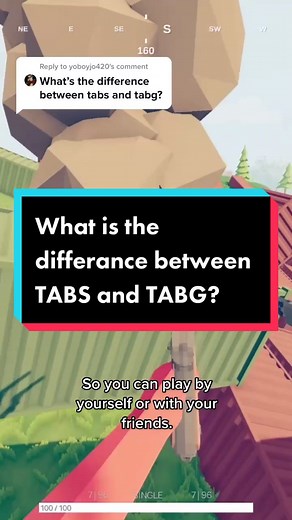Difference Between Totally Accurate Battle Simulator (TABS) and Totally Accurate Battlegrounds (TABG)