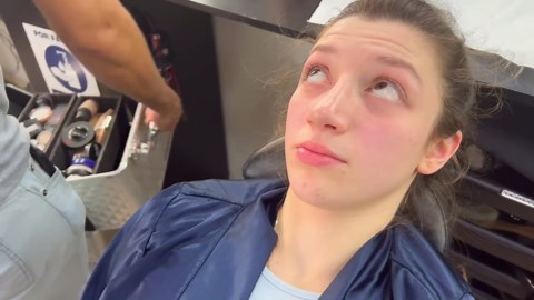 Transforming my glam look into a full clown makeover