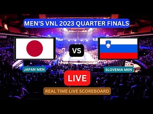 Japan Vs Slovenia LIVE Score UPDATE Today VNL 2023 FIVB Volleyball Men Nations League Quarter Finals