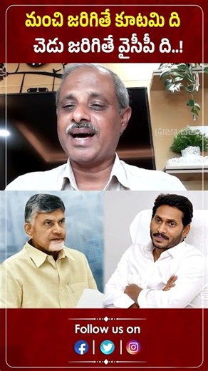 మంచి జరిగితే కూటమి ది చెడు జరిగితే వైసీపీ ది..! | Purushotham Reddy | TDP | YCP | Praja Chaithanyam