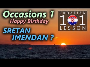 027 📚 Special Occasions Greetings 🇭🇷 Croatian Language 101 - Learn Croatian