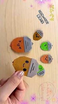 【簡単折り紙】どんぐりの作り方🤩How to make Acorn🍁#団栗#도토리#橡子#秋#果実#ドングリ#無食子#Acorn#折り方#おりがみ#origami#紙#종이접기#DIY#作り方