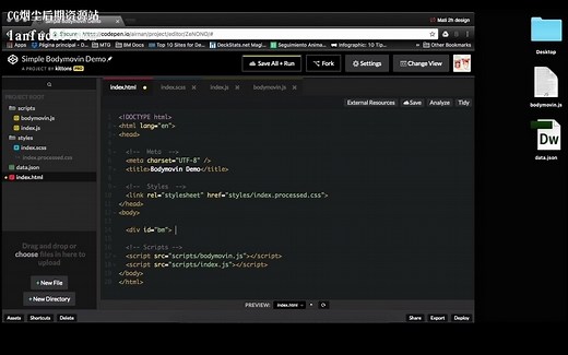Bodymovin v5.7.0 AE导出json格式Web动画扩展使用教程