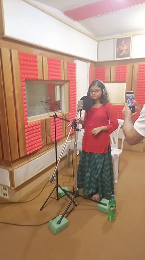My original Bengali song Recording moment ❤️✨ #bengalisong #BengaliOriginal #aratrika | Aratrika Bhattacharya