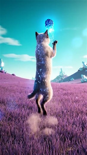 Alien Cat Discovers a New World 🌠
