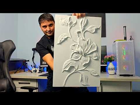 An easy way to make a bas relief