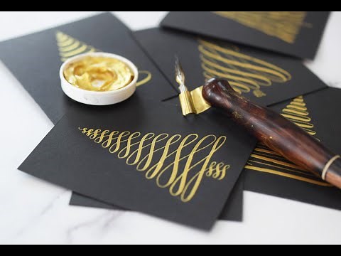 6 Simple Ways to Make a Calligraphy Christmas Tree
