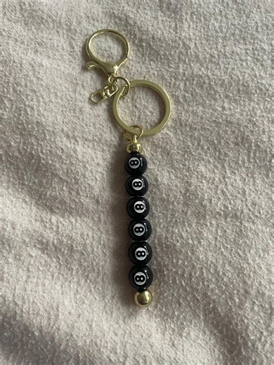 8 Ball Keychain - Etsy