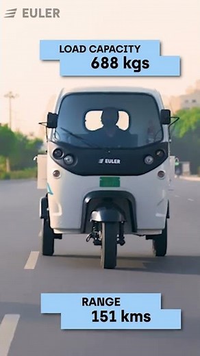 Euler HiLoad EV | India's most powerful electric three-wheeler cargo