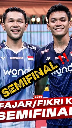 Fajar/Fikri Tampil Mengesankan‼️