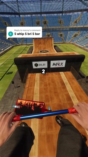 Replying to @mocny Just wait for it 😳 what next?? 🤔 #ScooterFlow #Scooter #VideoGame #Gaming #Skatepark