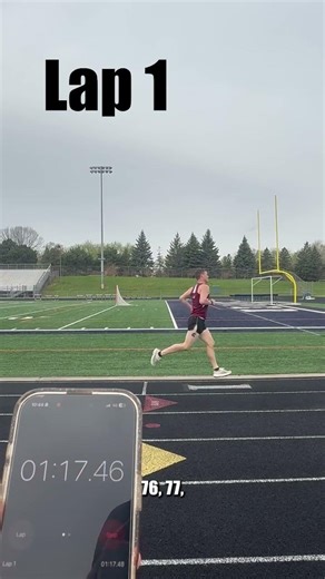 Man vs Machine #running #runningmotivation #trackandfield #1600mtrruning