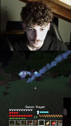 Akaza in Minecraft è davvero troppo😂❄️ #minecraft #gaming #twitchgaming #minecraftmods