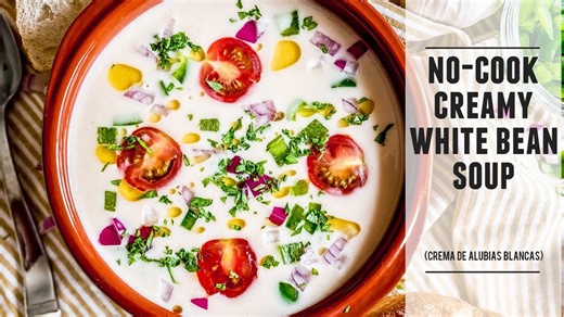 Creamy Spanish white bean soup: Easy, healthy, and full of flavor