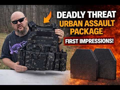 Deadly Threat Urban Assault Package Unboxing | Ghost Camo Plate Carrier & Level III Armor