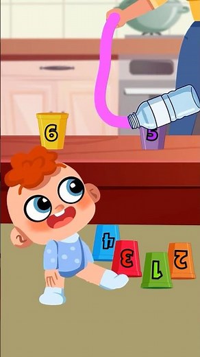 Comy Zomy | Speed Thinking Cup Game 🧠⚡ | Fun Kids Shorts