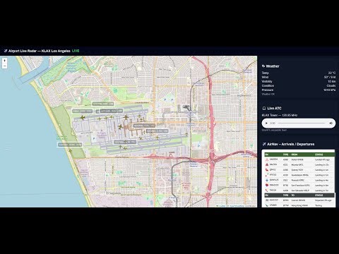 🔴❄️ LAX Airport Travel Updates | Delays | Emergencies KLAX + Tower ATC - Live Holiday