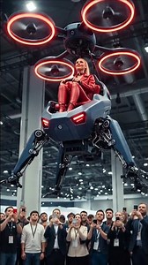 The Future Is FLYING! Personal SPIDER-MECH Takes Off! 🤯 #futuretech #evtol #usashorts #flyingcar