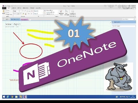 Tutorial OneNote 2013 Italiano - Lezione01: Illustrazione generale dell'interfaccia