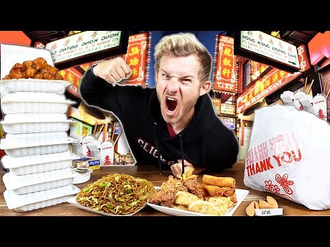 10,000+ CALORIE CHINESE TAKEOUT MENU CHALLENGE!