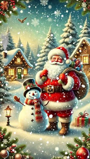 I love them together 🎁🎄🤍❄🕯✨⛄️🎅 | The magic of christmas