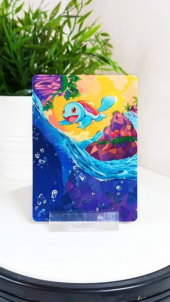 Is Schiggy the best Gen 1 starter? Why not? #ポケモン #pokemoncardpainting #pokemontcg