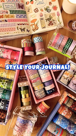 Style your journal!📓🌸#shorts #aesthetic #journal #art #diy #subscribe #trending #fyp #notebook
