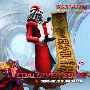 Eddie is making a list and checking it twice... Play the game that inspired the tour and Download for free today: http://m.onelink.me/49d39710 #IronMaiden #BePartOfTheLegacy | Iron Maiden