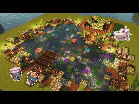Minecraft: Aesthetic Fairy Pond Tutorial / Mizuno's 16 Craft Resource Pack