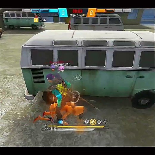 The 1vs 4 #teamcrazyy