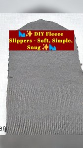 464K views · 5.8K reactions | 勵✨ DIY Fleece Slippers - Soft, Simple, Snug ✨勵 #DIYCozySlippers #SewingTutorial #BeginnerSewing #HandmadeHome #fblifestyle | All Girls' Things | Facebook