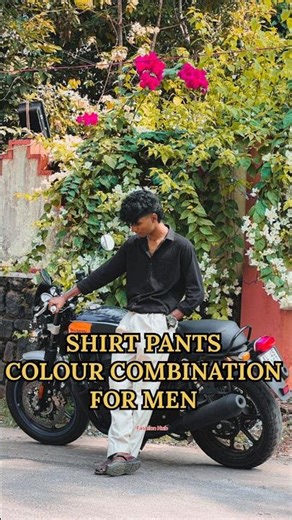 Mastering Men's Fashion: The Ultimate Guide to Shirt & Pants Color Combinations!"#fashion #shorts