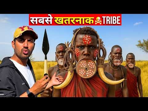 Unseen Life of Africa’s Most Feared Tribe | Plate in lips😨 | Mursi Tribe