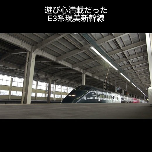 遊び心満載だったE3系現美新幹線