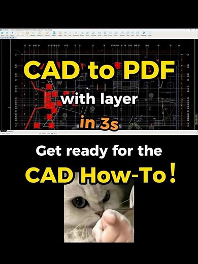 CAD expert | 3 seconds convert CAD to PDF with layer！