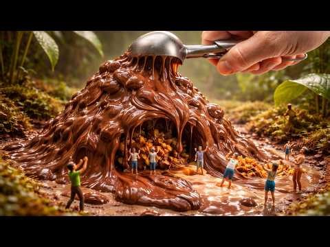 Mini-World vs Spoon: One Scoop Changes Everything | AI Ultra Macro 4K