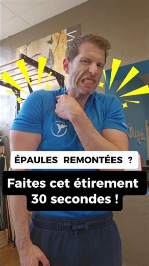 ⚠️ Vos épaules sont toujours crispées ou remontées ? Essayez cet étirement ultra efficace !
