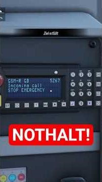 GSM-R Notruf im Zug in Train Sim World 6 #tsw6 #railway #trainsim