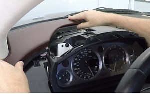 Installing the Driver Side Instrument Dash Panels in an Aston Martin DB9 or DBS