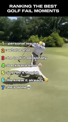 Ranking the best 7 golf fail moments