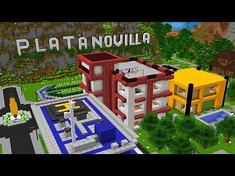 LA NUEVA CIUDAD DE MASSI EN MINECRAFT PLATANOVILLA 😍🍌