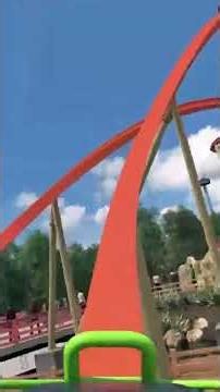 RailBlazer (Animated) at California's Great America VERTICAL POV