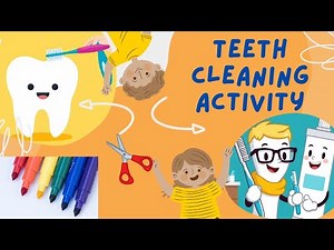 🦷Teeth Cleaning Worksheet Activity 🦷/ Fun Dental Hygiene for Kids