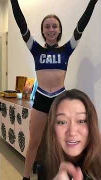 Emma Chamberlain was a beast at cheerleading
