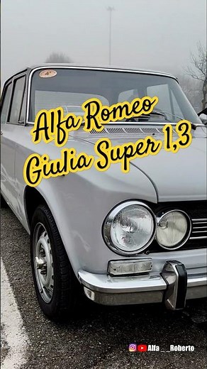 Alfa Romeo Giulia Super 1,3 versione Unificata #alfaromeo #alfaromeogiulia #alfaholics#alfisti #70s