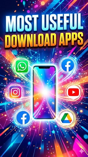Top 5 Most Downloaded Apps in the World Facebook, WhatsApp, Instagram, YouTube, Drive #shorts #viral