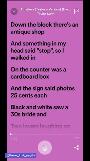 Timeless Full Song by Taylor Swift: #SPEAKNOWTAYLORSVERSION