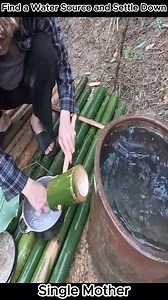 Mom Hard Working Makeing Bamboo House #singlemom #fypシ゚ #reels #usa #singlemomlife | Single Mom