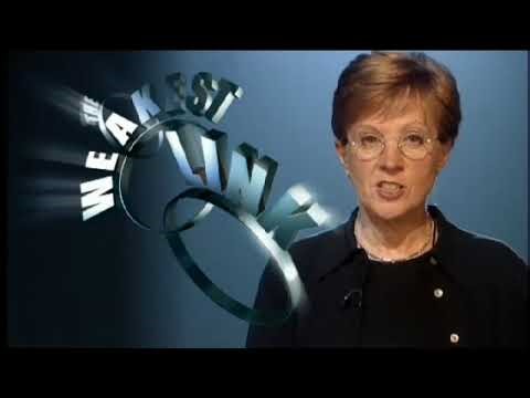 The Weakest Link - Wednesday 30th August 2000