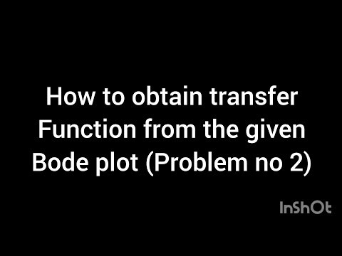 How to obtain transfer function from the given Bode plot? (Problem no 2)
